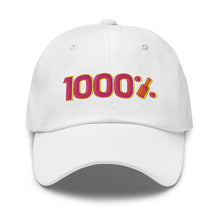 Load image into Gallery viewer, 1000% Baseball Hat
